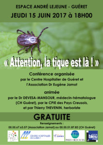 thumbnail of Affiche Conférence Maladie de Lyme