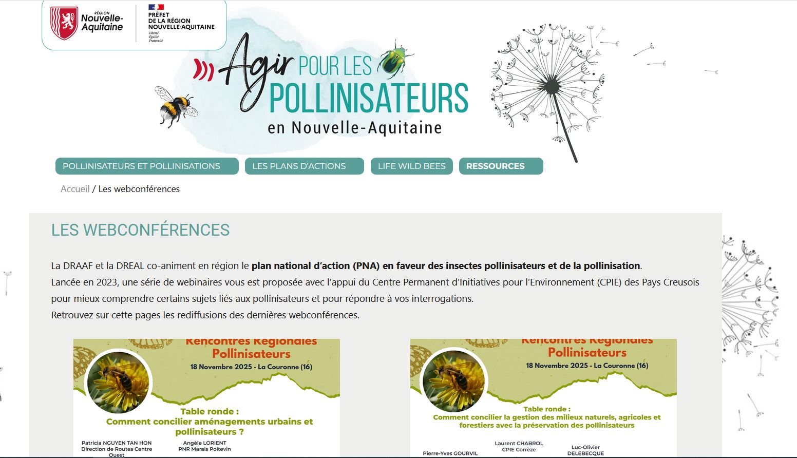 Suite - Rencontres Régionales Pollinisateurs 18 nov 2025