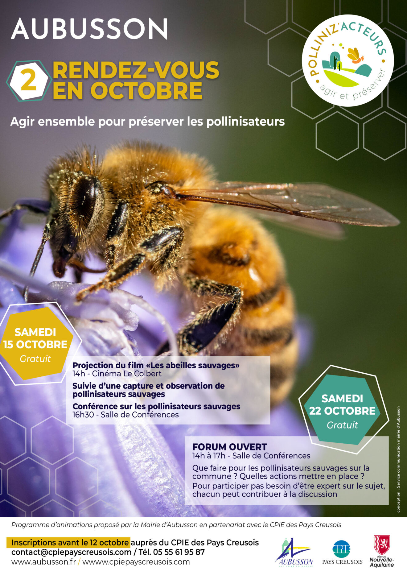 Forum ouvert - Agir ensemble pour préserver les pollinisateurs