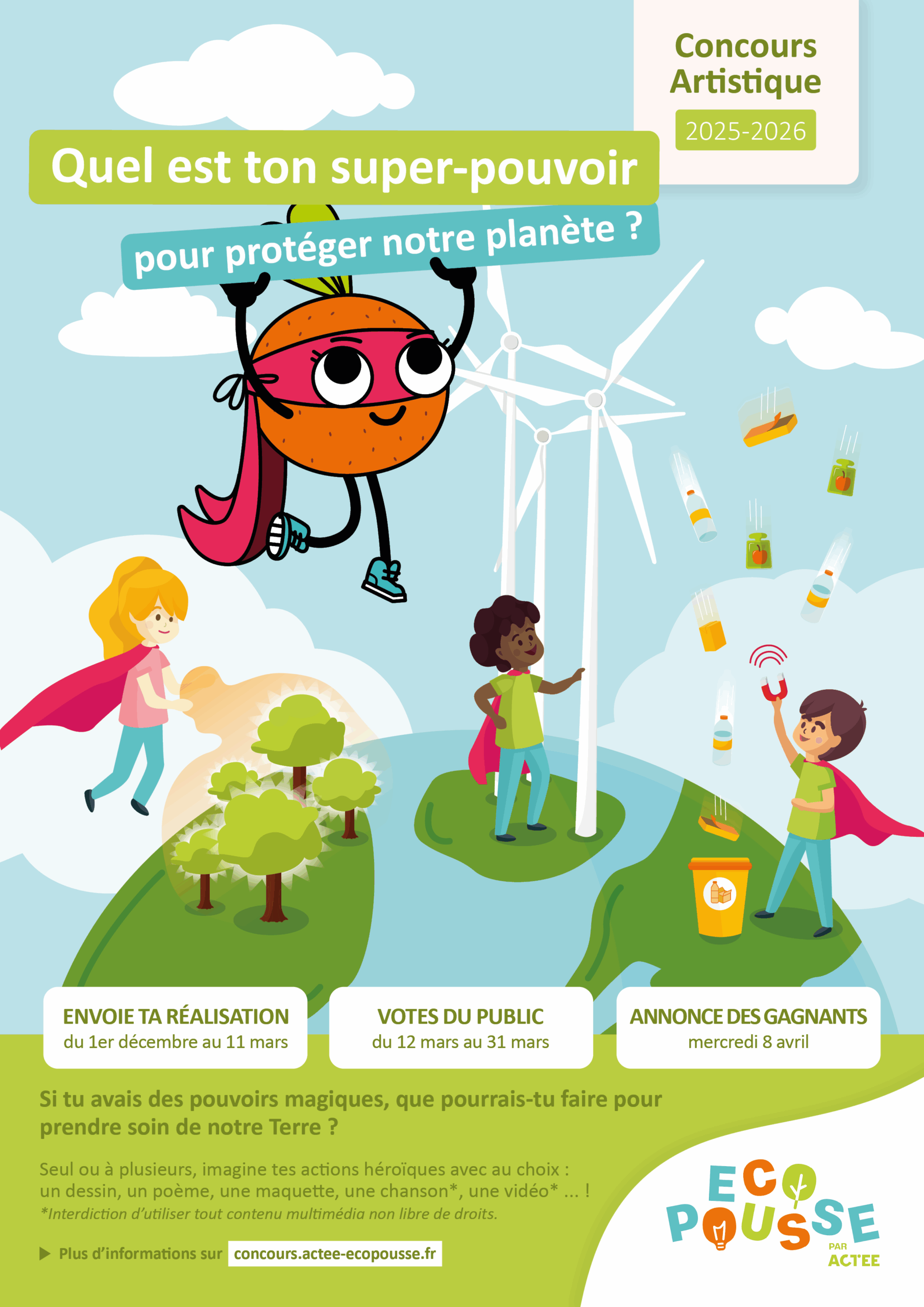 Concours artistique Ecopousse 2025-2026